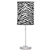 Table Lamp-Zebra Print Table Lamp (Front)