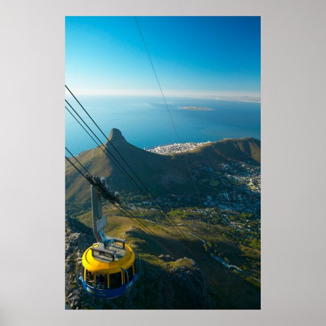 Table Mountain Cable Car, Cape Town Poster (Front)