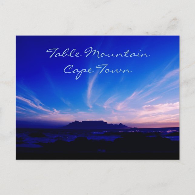 Table Mountain Cape Town Africa Postcard (Front)