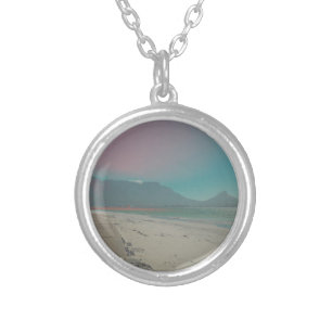 Table Mountain Cape Town Silver Plated Necklace