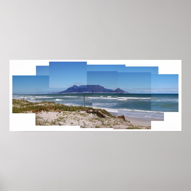 Table Mountain, Cape Town, South Africa Poster (Front)
