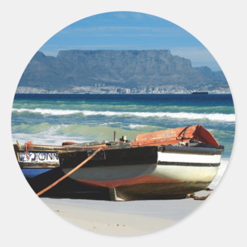 Table Mountain  fishing boats stickers