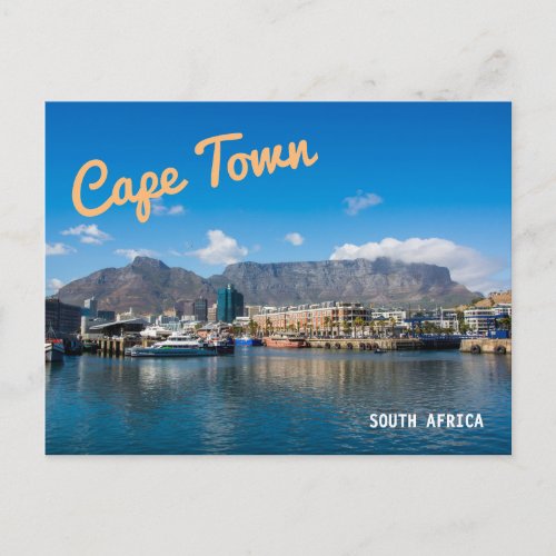 Table Mountain in Cape Town South Africa Postcard