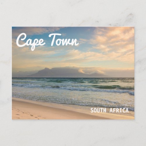 Table Mountain in Cape Town South Africa Postcard