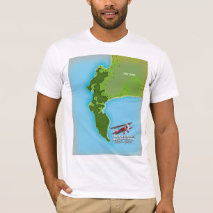 Table Mountain National Park South Africa map T-Shirt