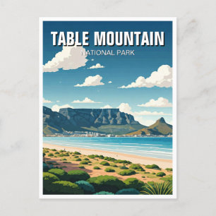 Table Mountain National Park South Africa Postcard
