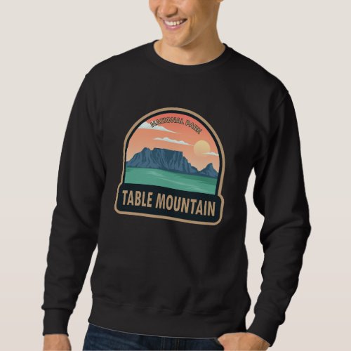 Table Mountain National Park South Africa Vintage Sweatshirt