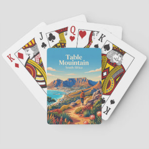 Table Mountain South Africa Poker Cards