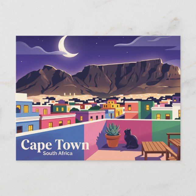 Table Mountain South Africa Postcard (Front)