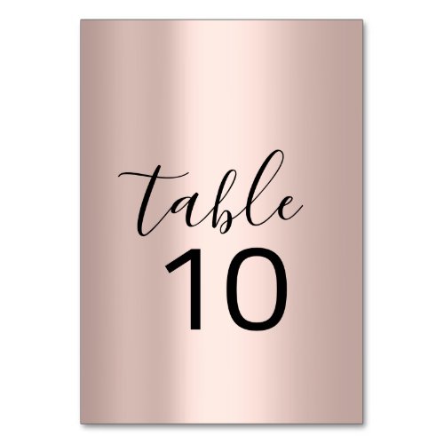 Table Number 10 Simply 