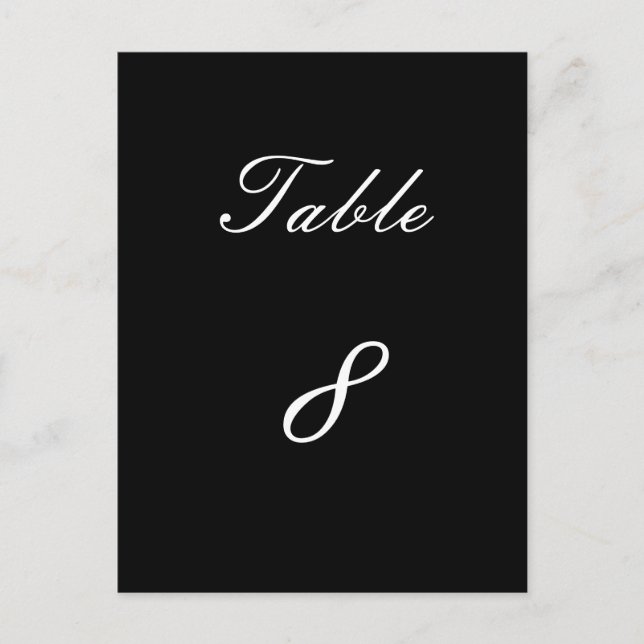 Table Number 8 (Front)