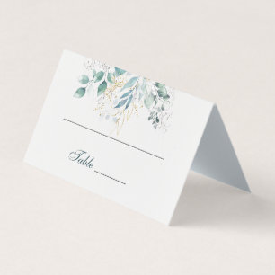 Table Number and Name Place Cards