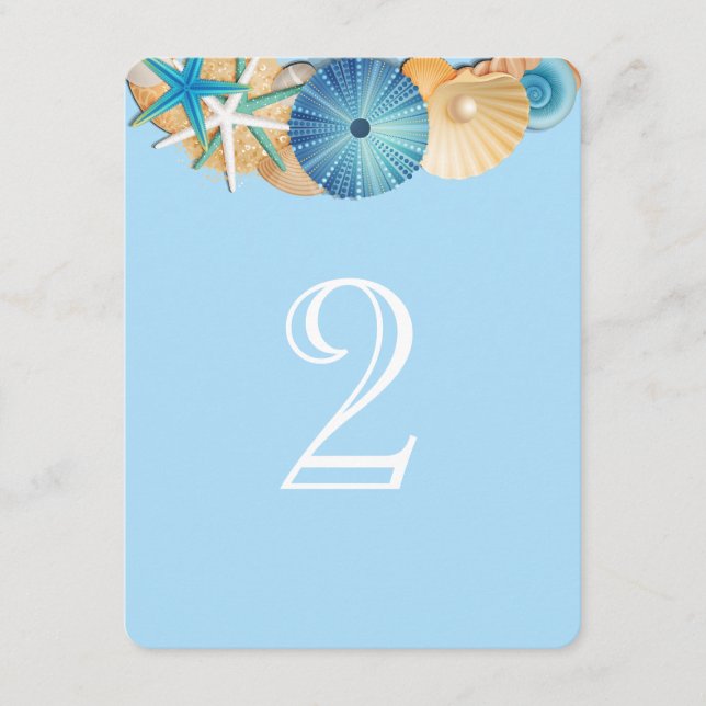 Table Number Card-2 (Front)