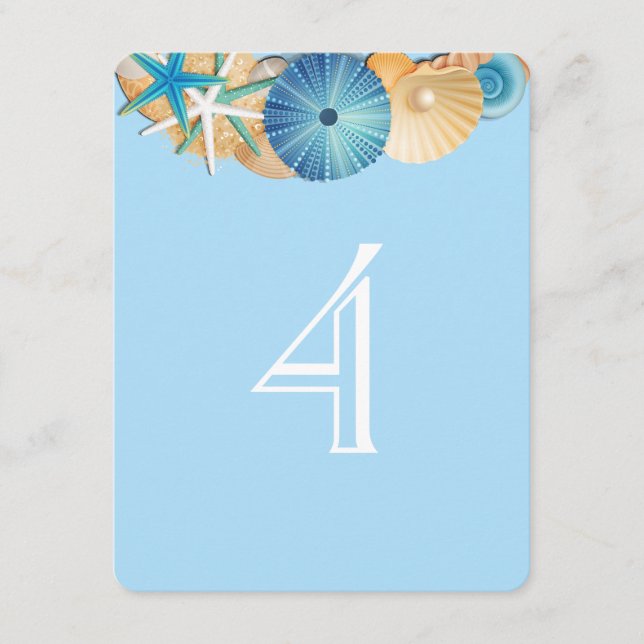 Table Number Card-4 (Front)