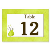 Table Number Card | Perfect Pair | Double-Sided (Back)