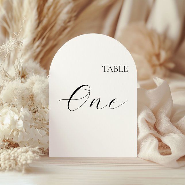 Table Number One Card (Creator Uploaded)
