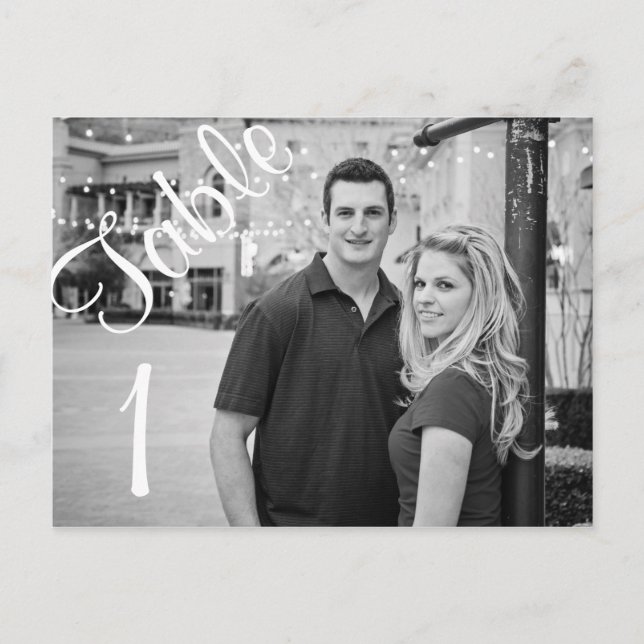 Table Number Picture (Front)