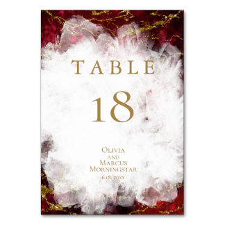 TABLE NUMBER | Stunning Ruby Crystal Geode