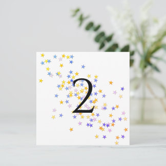 Table numbers stars