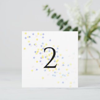 Table numbers stars