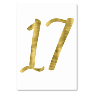 Number 17 Gifts on Zazzle