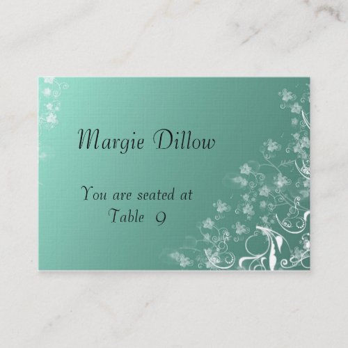 Table Place Cards for Weddings Template
