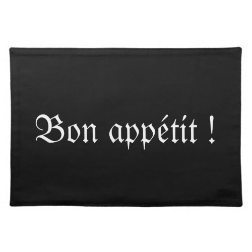 Table placematset Bon apptit Placemat