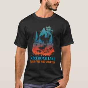 Table Rock Lake Shark Free and Unsalted Funny Natu T-Shirt