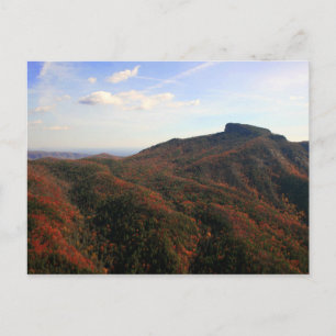 Table Rock of Linville Gorge in Fall, NC Postcard