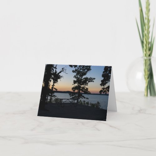 Table Rock Sunset Card