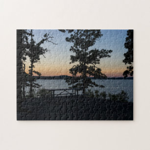 Table Rock Sunset Jigsaw Puzzle