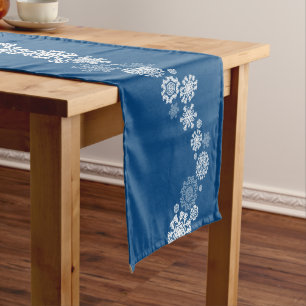 Table Runner Christmas Snowflakes