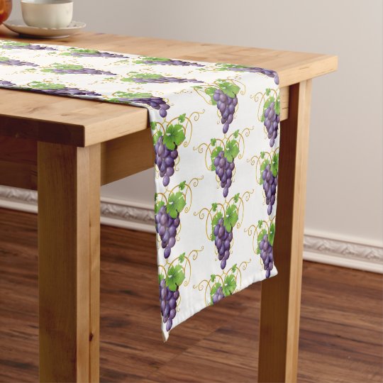 Table Runner Grapes