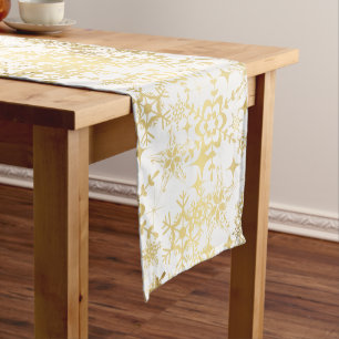 Table Runner-Holiday Snowflakes Short Table Runner
