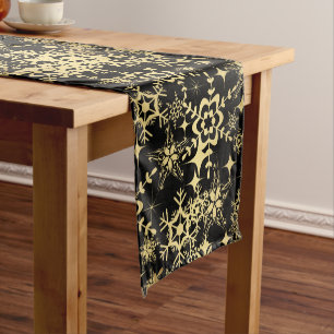 Table Runner-Holiday Snowflakes Short Table Runner