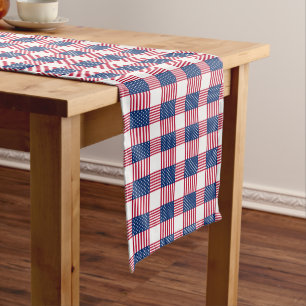 Table Runner-July 4th Flag Short Table Runner