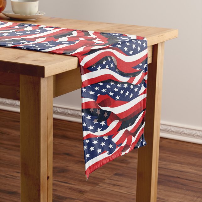 Table Runner-July 4th  Medium Table Runner (In Situ)