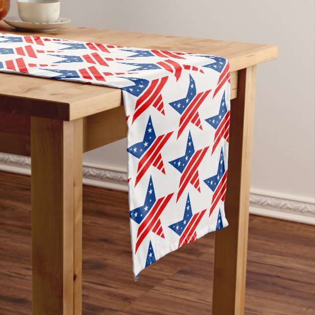 Table Runner-July 4th Stars Short Table Runner (In Situ)