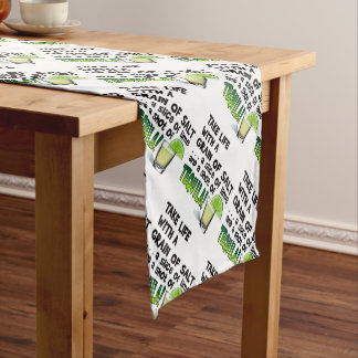 TABLE RUNNER - LIFE, LIME, SALT, TEQUILA!