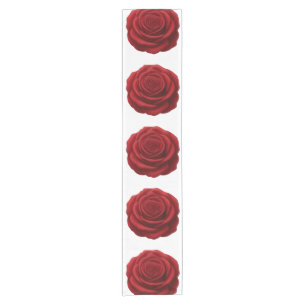Table Runner - Red Rose Flower