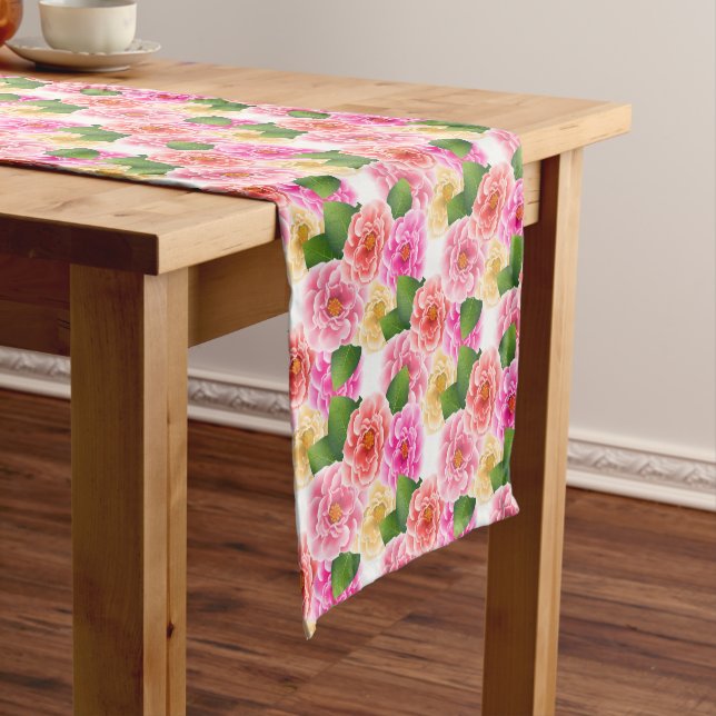 Table Runner-Roses Short Table Runner (In Situ)
