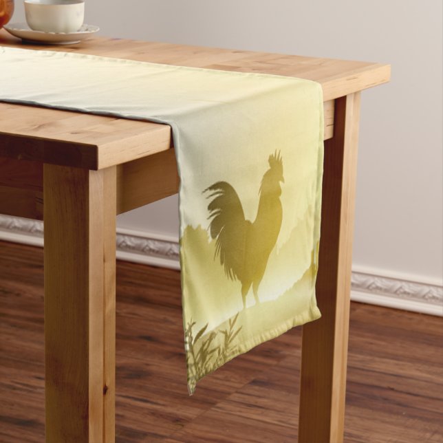 Table Runner Sunny Morning Farm Country Rustic Sun (In Situ)