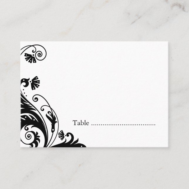 Table Seating Cards (Front)