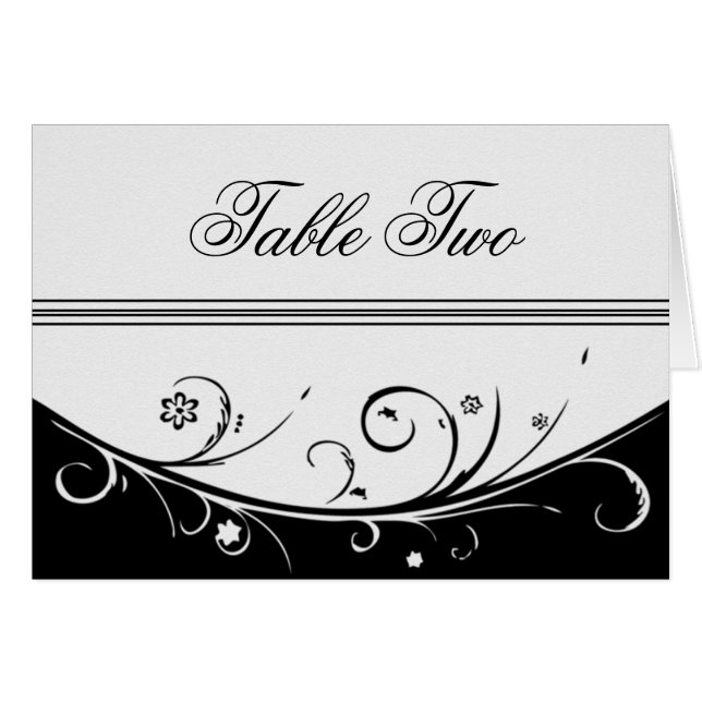 Table Seating Cards (Front Horizontal)