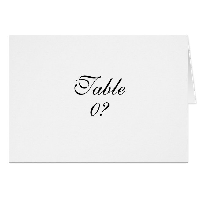Table seating wedding guest placement CUSTOM Cards (Front Horizontal)