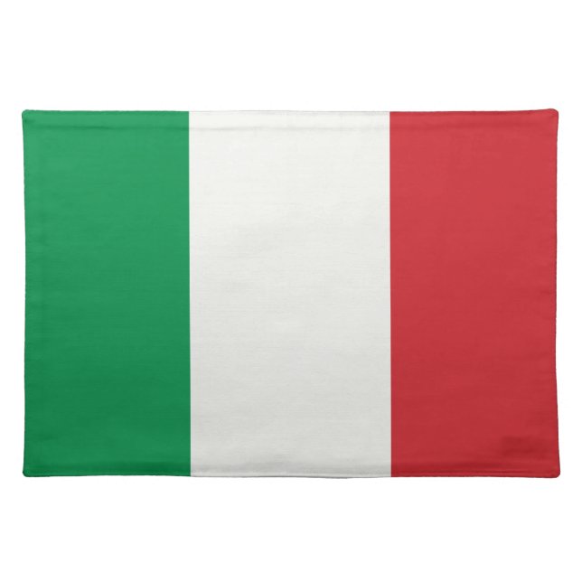 table set Italy flag Placemat (Front)