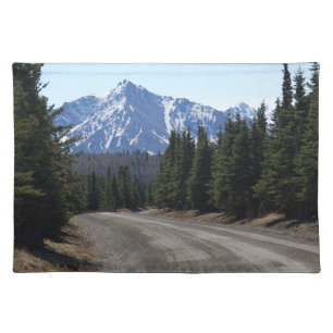 Table set landscape in Alaska Placemat