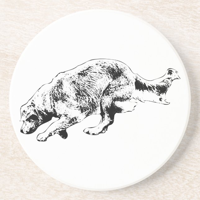 Table Sprint: Golden Snapshot Coaster (Front)