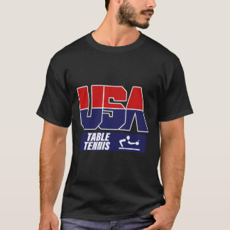 Table Tennis 2021 Usa Team T-Shirt