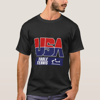 Table Tennis 2021 Usa Team T-Shirt